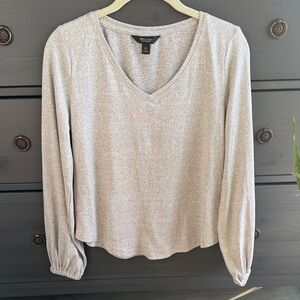 Simply Vera Wang V-Neck Long Sleeve Top